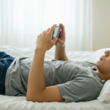 スマホ肘かも？寝る前のスマホで肘が痛くなる！！症状・原因・対策をわかりやすく解説