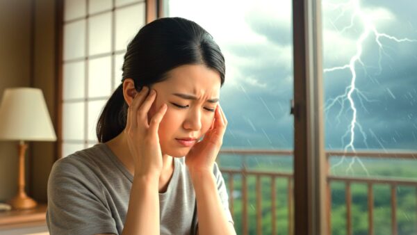 気圧で頭痛が起こるのはなぜ？ツボ押しでできる意外なセルフケア！